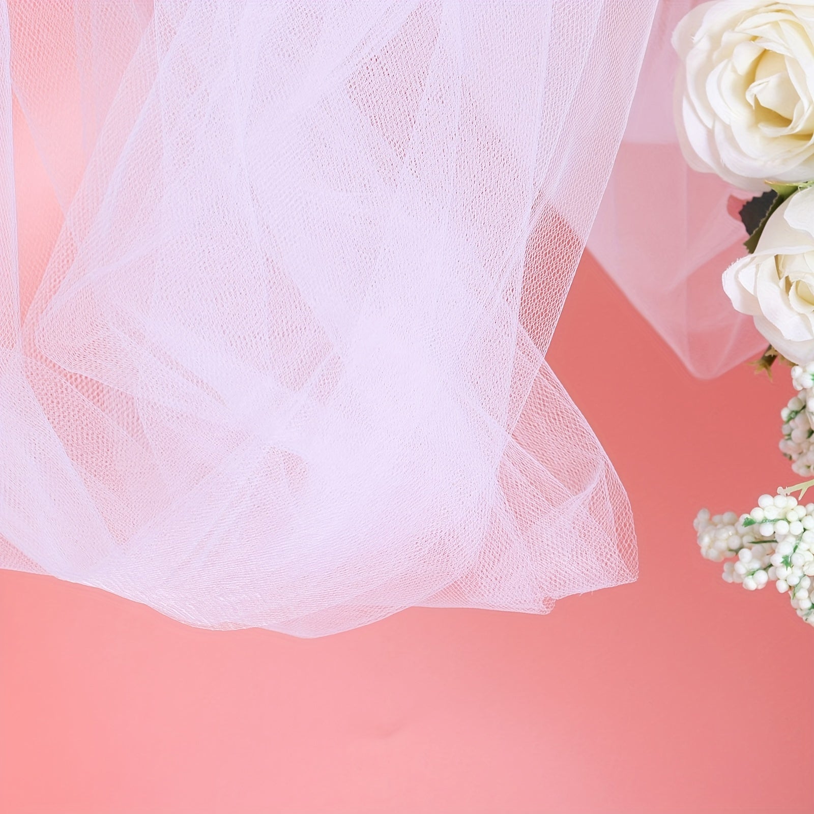 1pc 54 20 Yards Tulle Roll Polyester Fabric for Wedding Room DIY Gift Decoration
