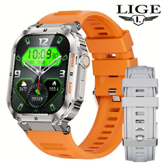 LIGE Smart Watch Full Touch Screen Wireless Call IP67 Waterproof
