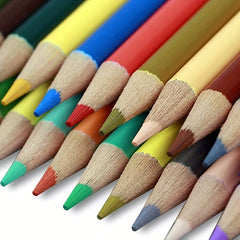 72 Colors Oily Pencil Drawing Sketch Set Soft Wood Pencil