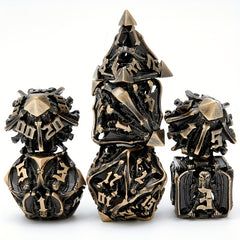 7pcs Metal Polyhedral Dice Set for Role Playing Game