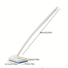 1pc Car Multifunctional Cleaning Brush with 3 Replacement Sponges