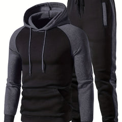 Men's Casual Hoodie & Sweatpants Set for Autumn Winter
