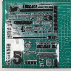 1pc Alphabet Letters Clear Stamps Scrapbooking Embossing DIY Greeting Card