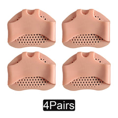 4 Pairs Soft Forefoot Cushion Pads Silicone High Heel Insoles