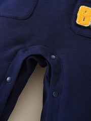 Cute Baby Outfit Letter Printed T shirt & Overalls