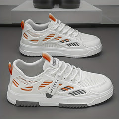 Men's Traction Skate Shoes Breathable Lace-Up Sneakers