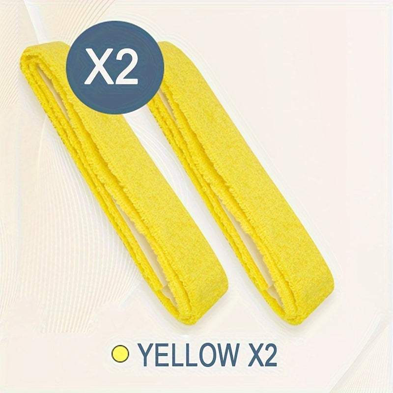2pcs Badminton Racket Overgrips Soft Pure Cotton Hand Wrap