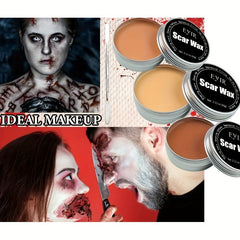 Scar Wax Kit Wound Shaping Styling Scar Wax Spatula SFX Halloween