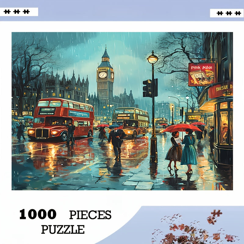 1000pcs Mini Puzzle Vibrant Artwork Positive Affirmations Perfect Gift