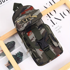 Camouflage Zipper Pencil Case Student Stationery Storage Box