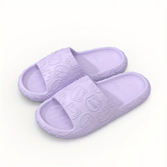 Men's Bear Head Slides Non Slip Slippers Open Toe Shoes