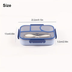 1000ml 4-grid Lunch Box Outdoor Camping Meal Containers