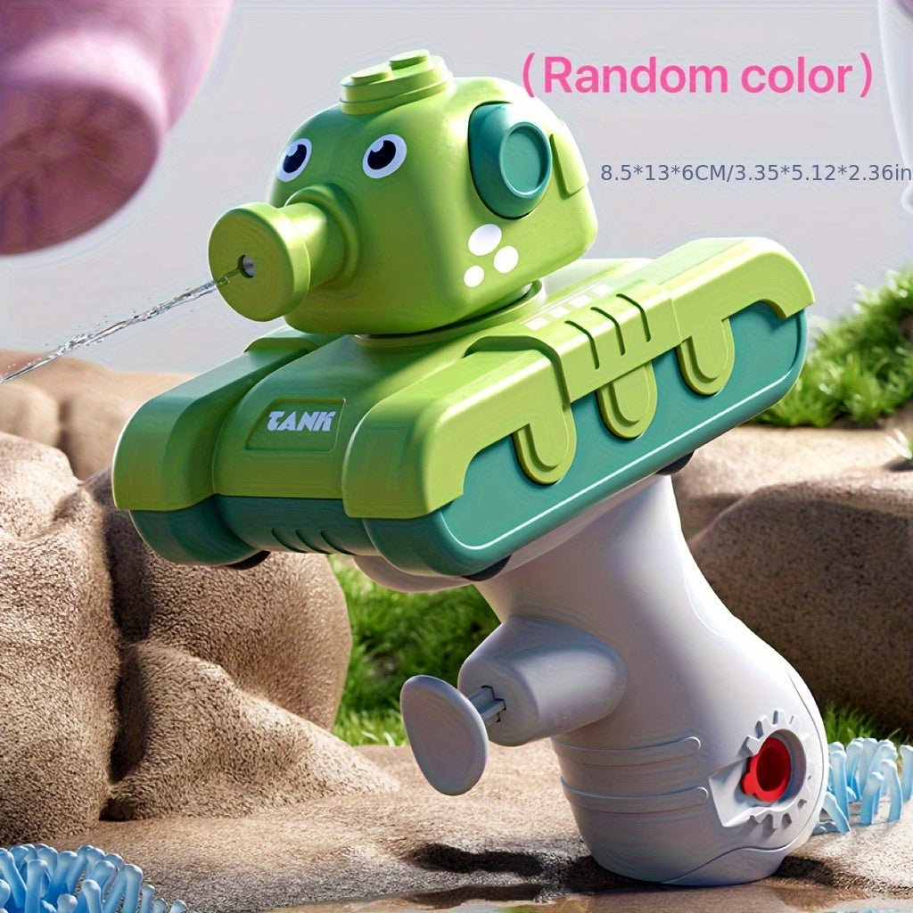 Convertible Fire Truck & Water Gun Toy Manual Pump Spray Dual Play