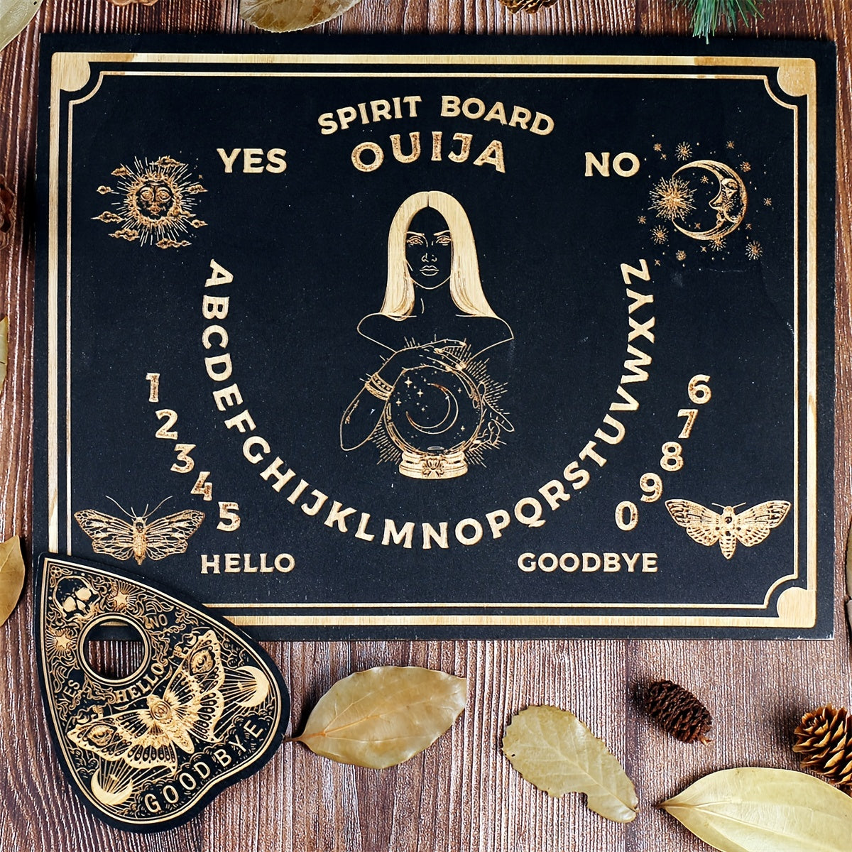 11 8'' 9 0'' Spirit Board & Planchette Kit