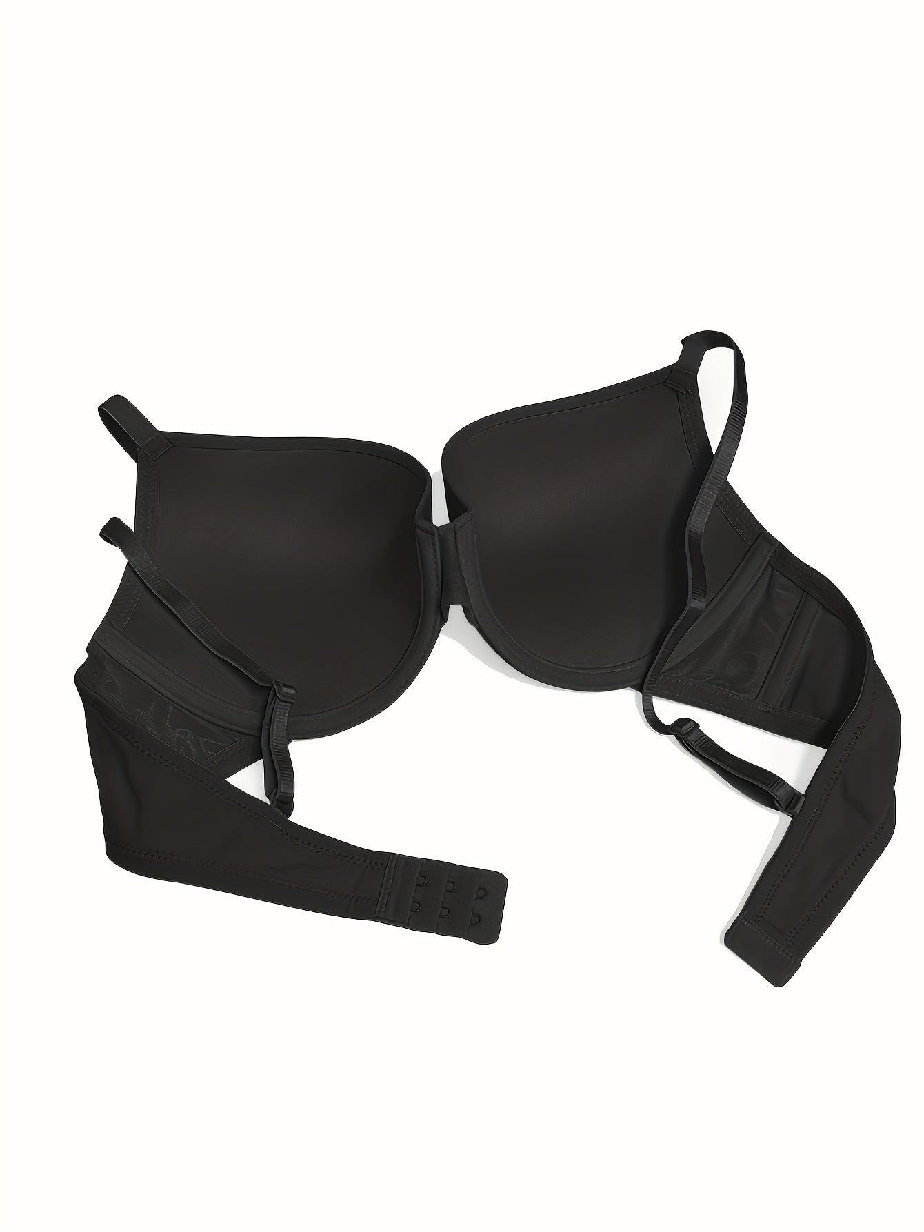 Push Up Padded T-shirt Bra Solid Stretchy Everyday Bra
