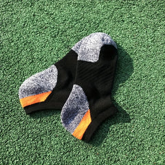 Men's Mid Crew Sport Socks Shock Absorption Athletic Socks