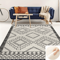 Moroccan Bohemian Rustic Geometric Area Rug for Home
