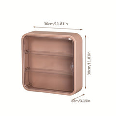 Wall-Mounted Doll Blind Box Storage Display Rack - Dustproof Showcase