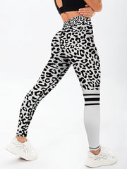 Leopard Print Yoga Leggings High Stretch Breathable Women's Activewear