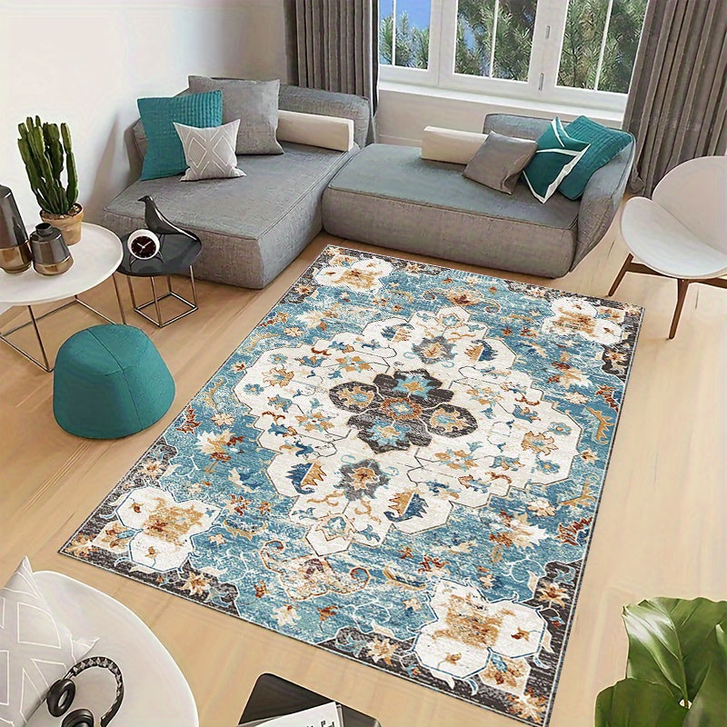 Bohemian Area Rug Washable Anti-Skid Carpet