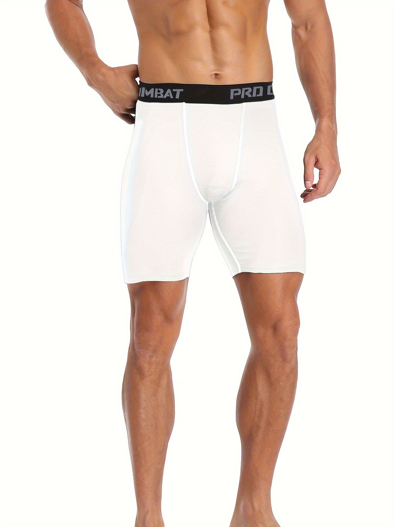Men's Compression Sports Boxers Athletic Shorts