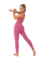Women's High Waisted Butt Lifting Yoga Leggings With Pocket
