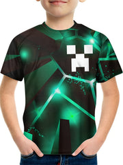 Kids Geo Graphic Tees 3D Print Casual T-Shirt