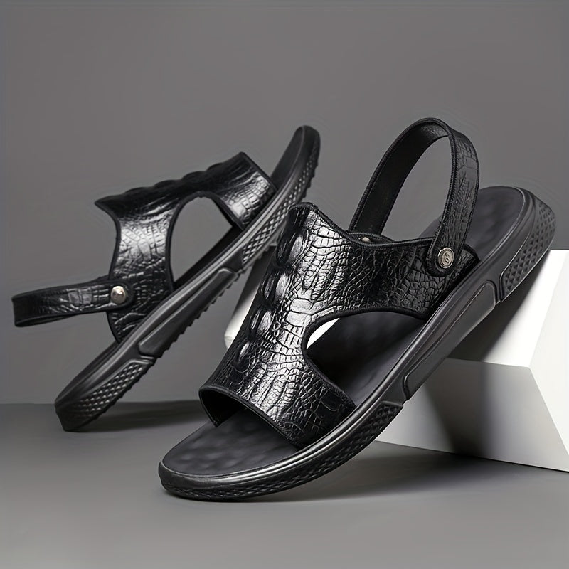 Men's Non Slip Sandals Comfy Slides Beach Shoes Summer