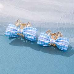 Kids Butterfly Bow Cat Ear Crown Hair Clip Rhinestone Princess Hairpin