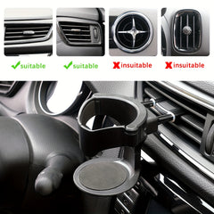 Car Cup Holder Air Vent Mount for Coffee Water Bottles Cans