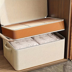 Large Storage Bag for Clothes and Quilts, Foldable Moisture Proof Tote Bags