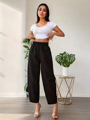 Casual Straight Leg Pants for Women