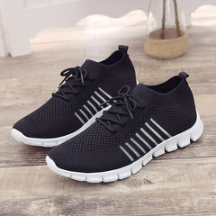 Women's Mesh Sports Shoes Lightweight Low Top Outdoor Travel