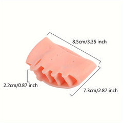 2 Pairs Silicone Toe Separators Toe Straightener for Night and Home Use