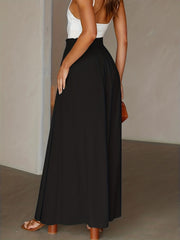 Ruched High Waist Loose Drawstring Pants