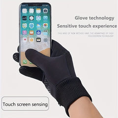 Winter Velvet Warm Touch Screen Gloves Non-slip Cycling Mountaineering Skiing
