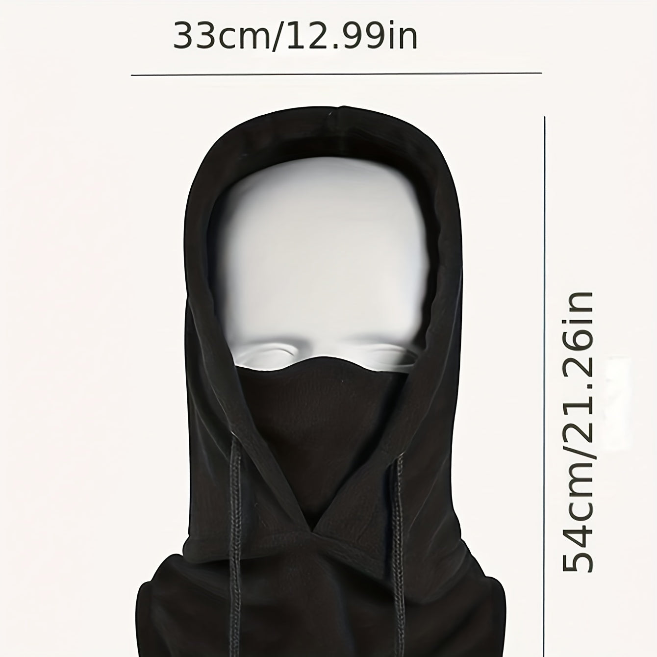 Winter Windproof Thicken Fleece Warm Balaclava For Cycling Hiking Skiing