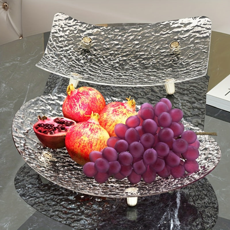 Glacier Fruit Plate for Living Room Snacks
