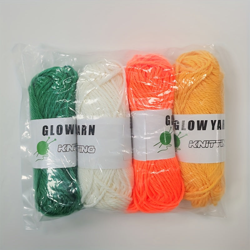 Luminous Knitting Glowing Crochet Yarn 50g 50m