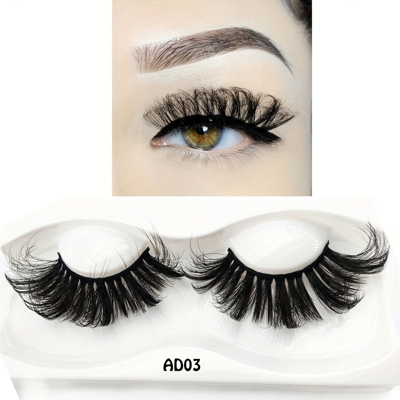 Dramatic 25mm Mink Lashes for Natural Look