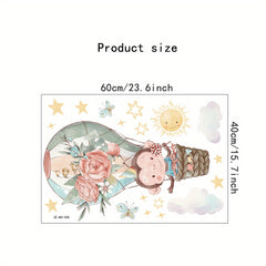 Cartoon Animals Wall Stickers Baby Room Decor