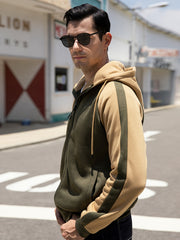 Men's Hooded Zipper Cardigan Sweatshirt with Pockets