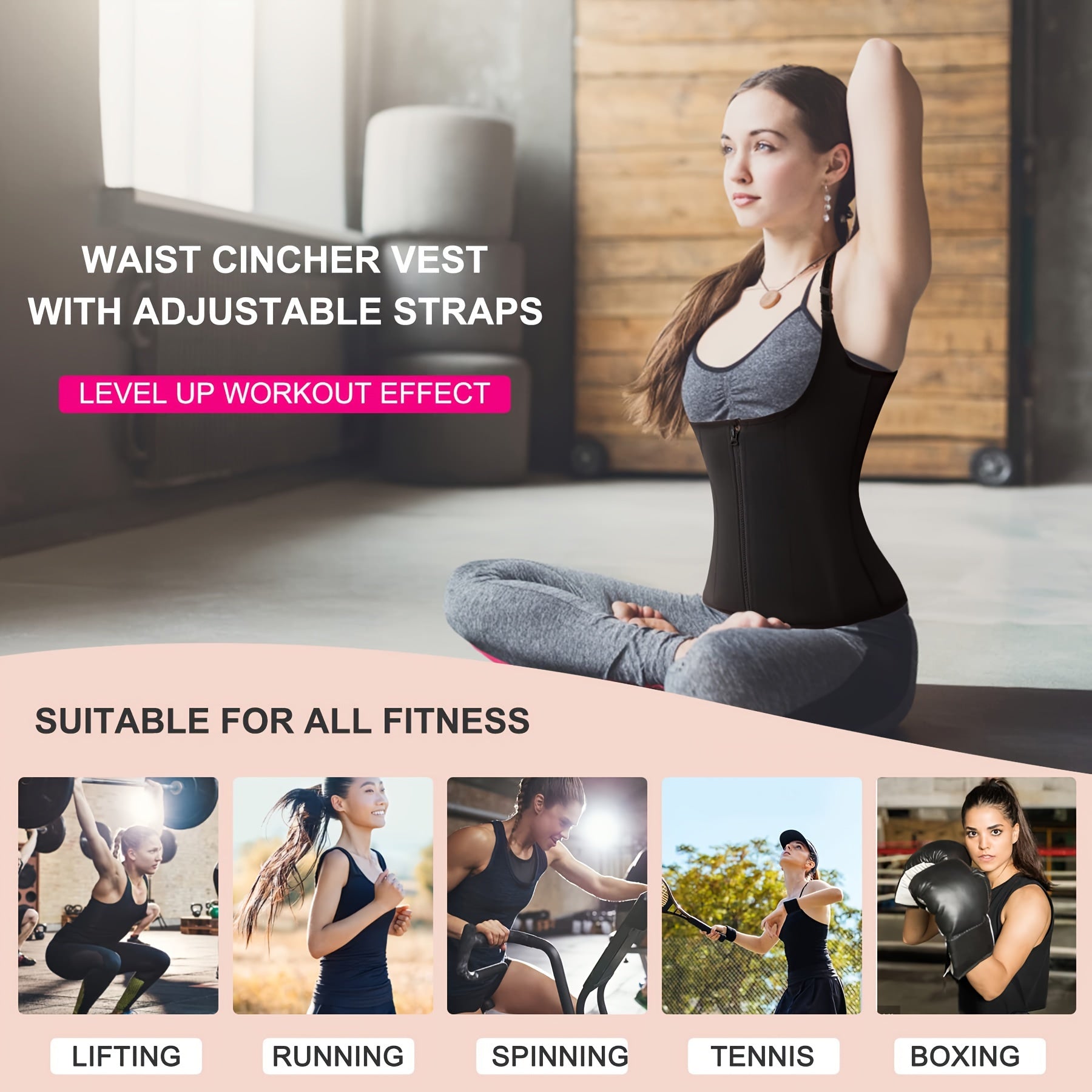 Waist Wrap Squat Support Shaping Belt
