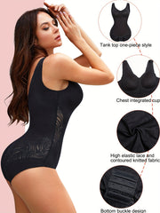 Lace Shaping Bodysuit Tummy Control Butt Lifting Tank Body Shaper