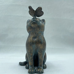 Outdoor Cat Decorative Resin Ornaments for Garden