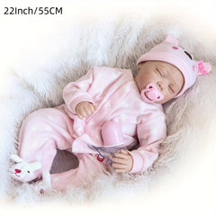 Soft Material Reborn Doll Baby Girl Silicone Doll For Children's Gift
