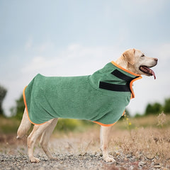 Dog Body Towel Absorbent Quick Dry Bath Robe Soft Towel