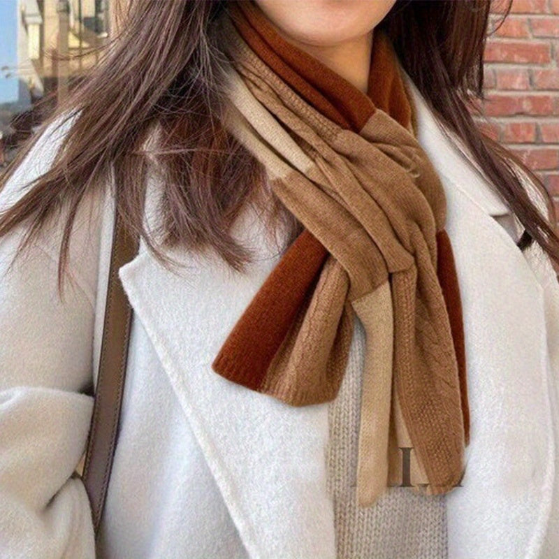100% Goat Velvet Scarf Neck Warmer for Women Girls