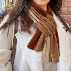 100% Goat Velvet Scarf Neck Warmer for Women Girls