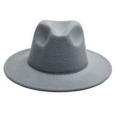 Vintage Tweed Tape Hat Men Solid Top Hat Large Hole Cap